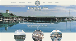Desktop Screenshot of cottonwoodcreekmarina.com
